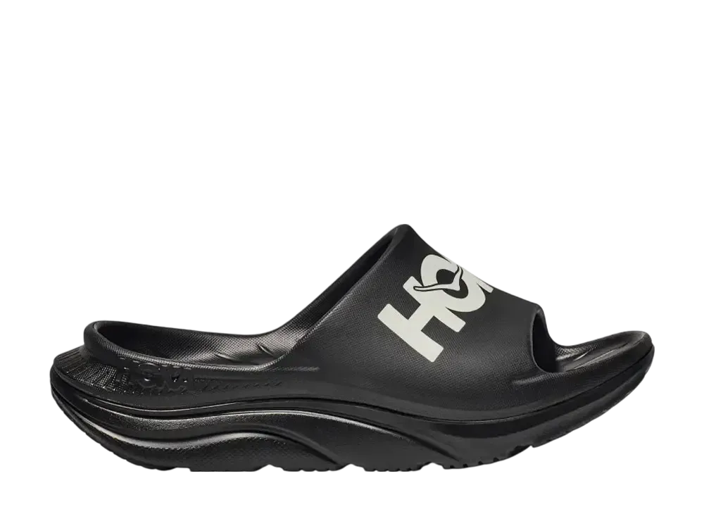 ホカ オラ アスレチック スライド "ブラック/ホワイト"
