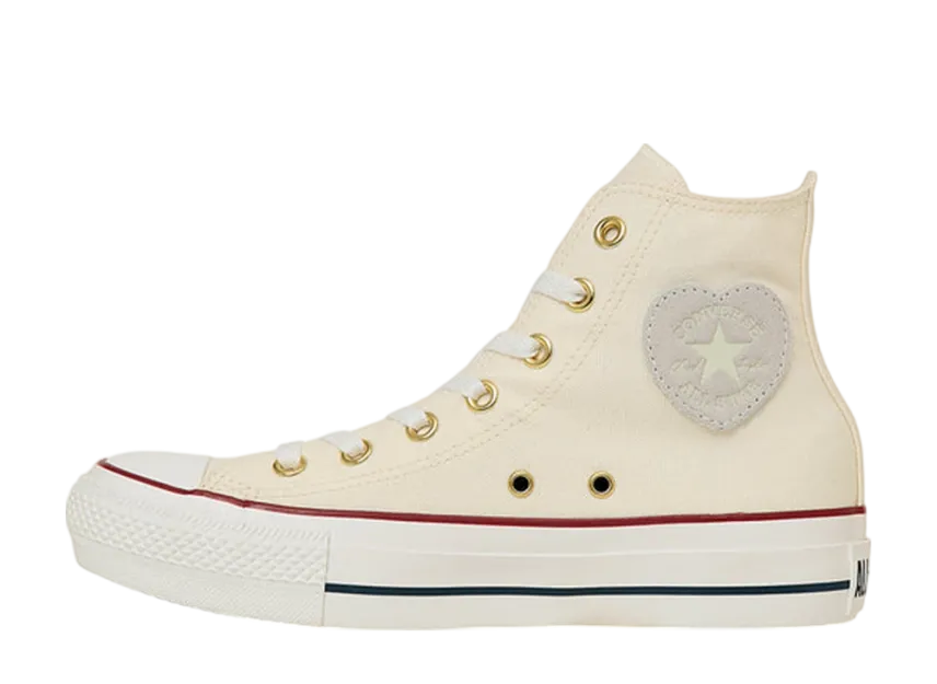 国内配送 CONVERSE ALL STAR PLTS HEART POINT HI PALE IVORY Converse Women's All Star PLTS Heartpoint Hi
