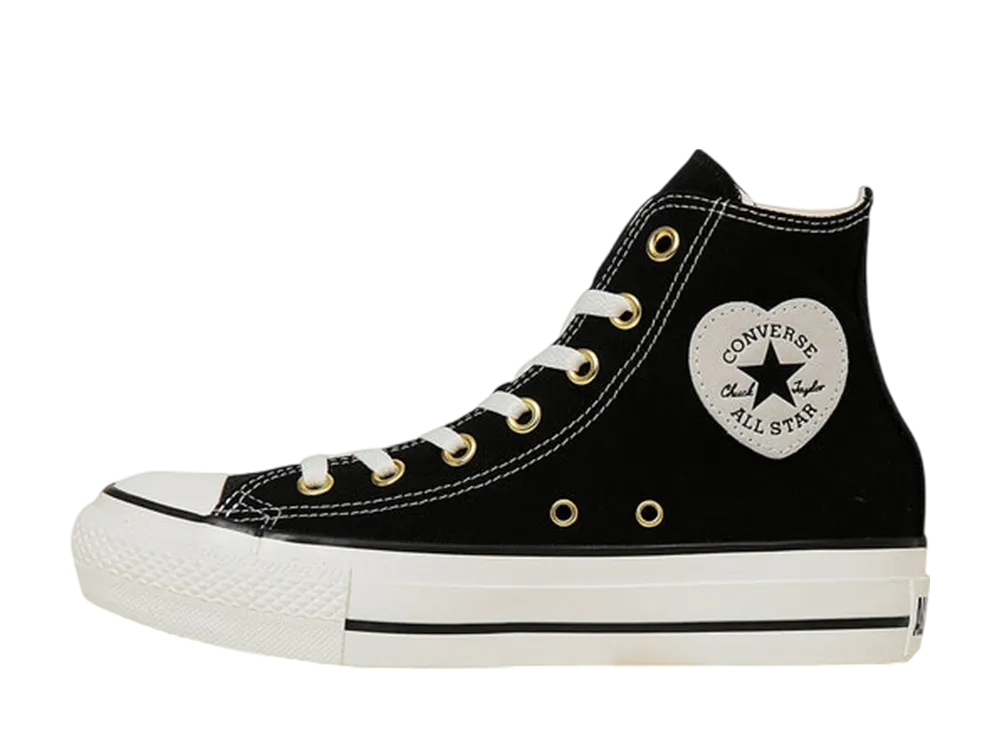 Converse Women's All Star PLTS Heartpoint Hi "Black"