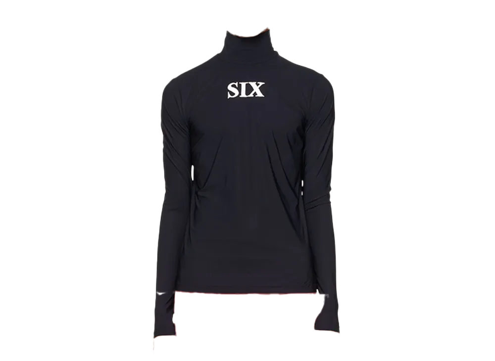 MM6 Maison Margiela Nylon Turtleneck "Black"