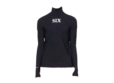 MM6 Maison Margiela Nylon Turtleneck "Black"