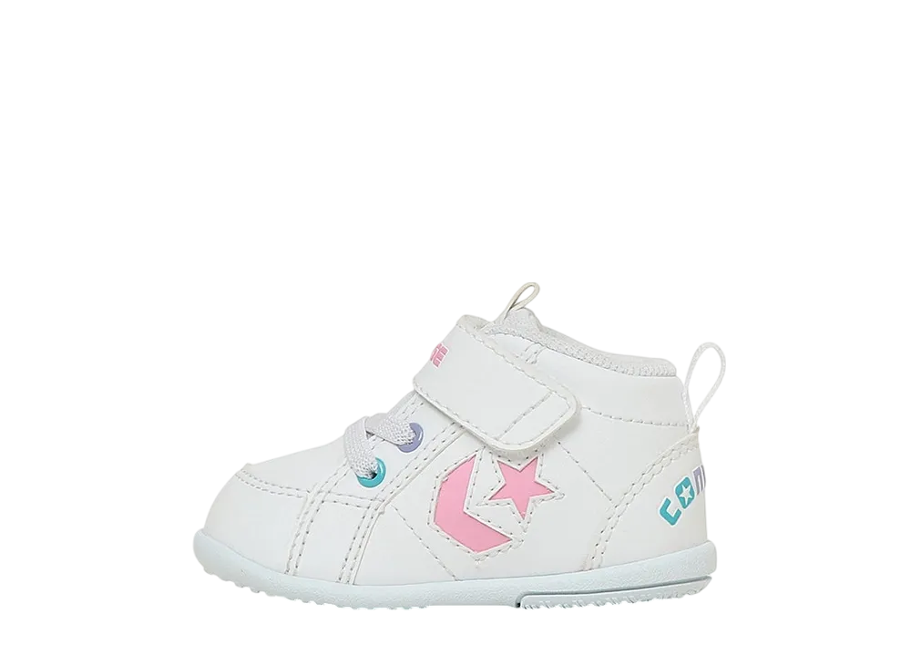 コンバース TD ミニ インチスター "ホワイト/ピンク/ライトブルー" (キッズ)