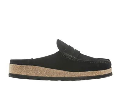 BIRKENSTOCK Naples Suede Leather Oiled "Black"
