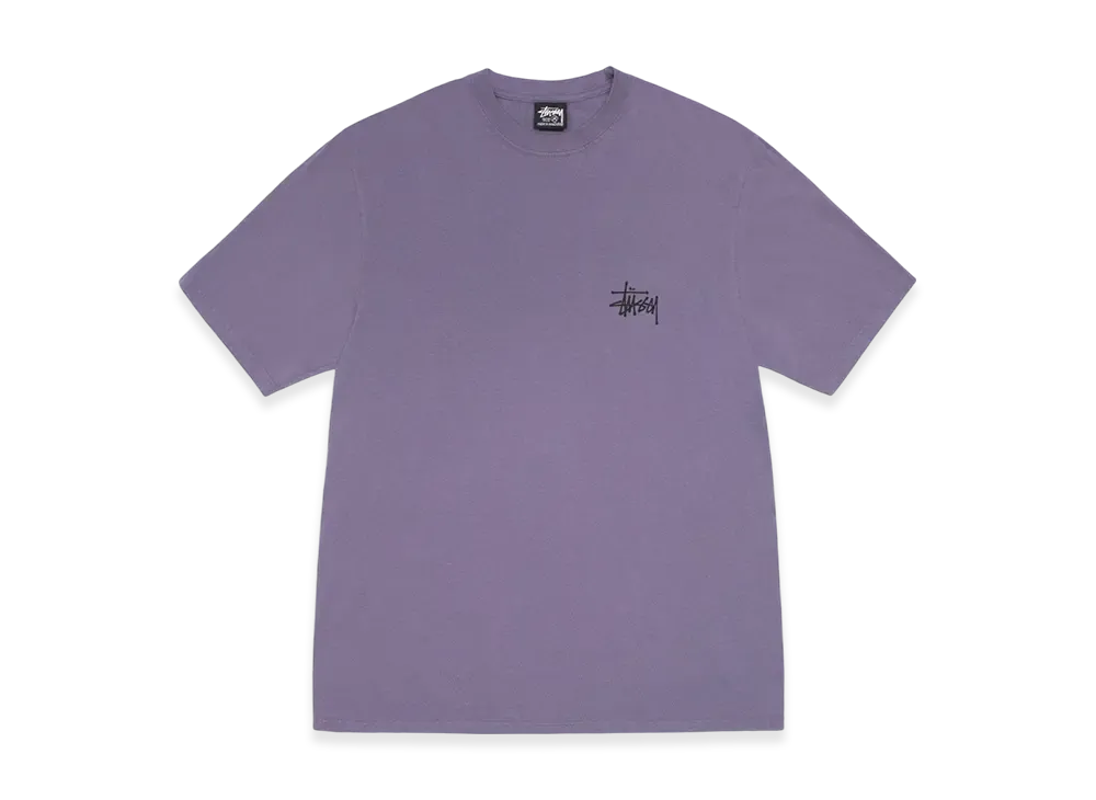 Stussy Basic Tee Pigment Dyed "Grape"