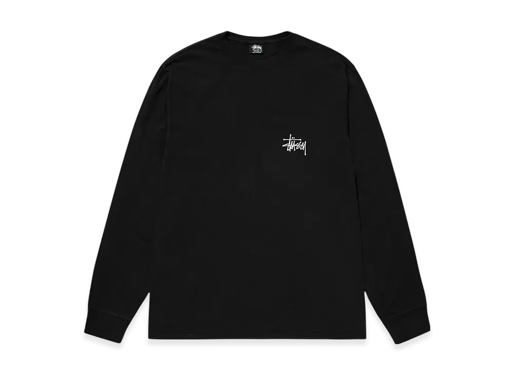 Stussy Basic stussy Tee Pigment Dyed "Black"
