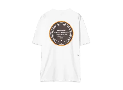 RATS CIRCLE MGM POCKET TEE "WHITE"