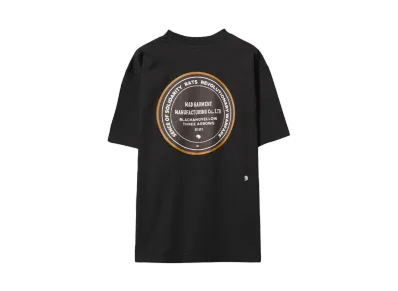 RATS CIRCLE MGM POCKET TEE "BLACK"