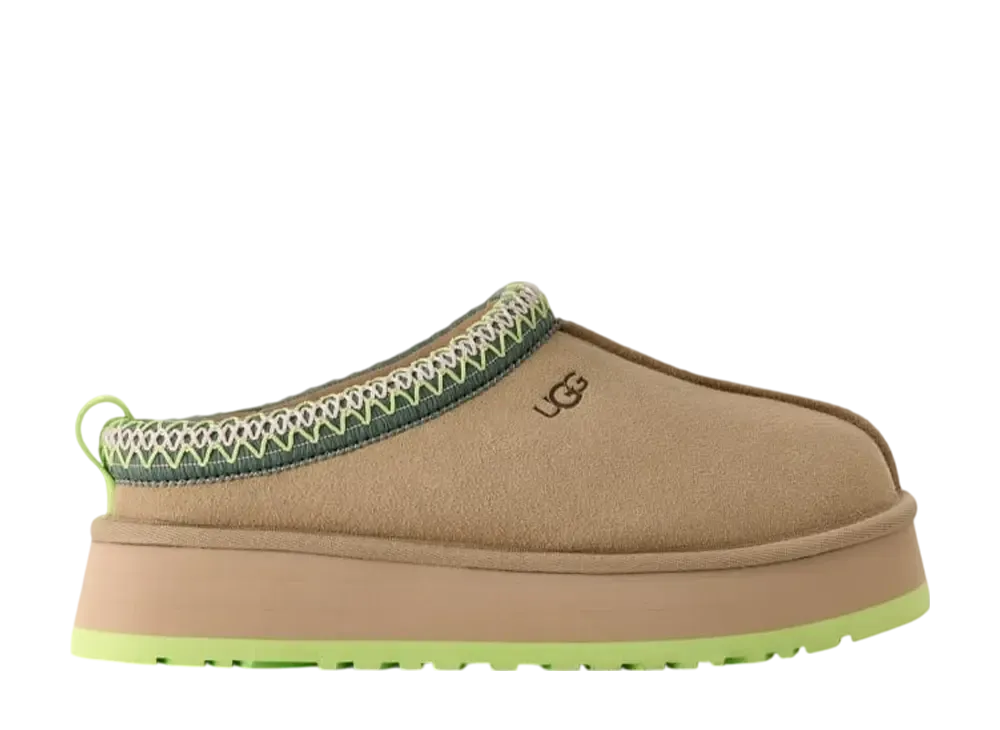 アグ ウィメンズ タズ "マスタードシード/バイブラントグリーン"