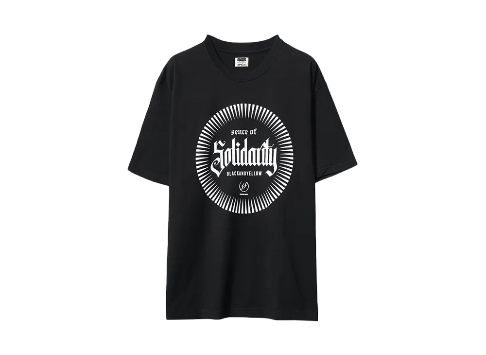 RATS SOLIDARITY TEE "BLACK"