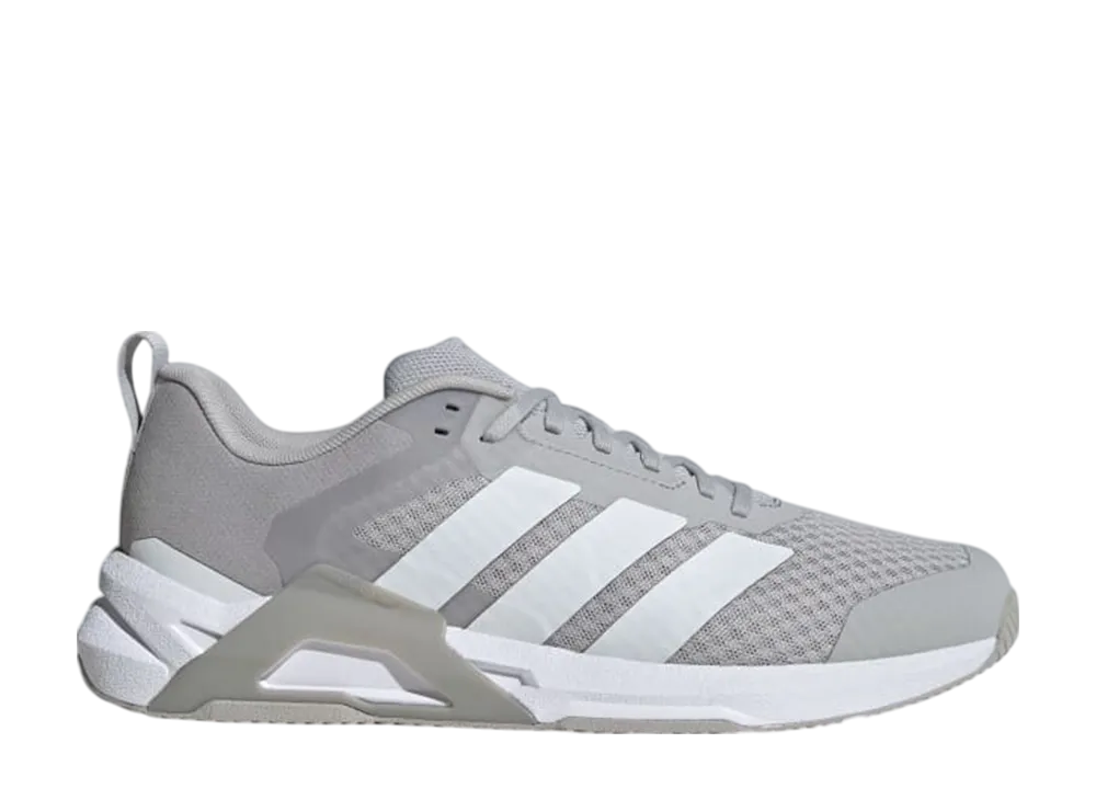 アディダス ドロップセット コントロール トレーナー "グレーツー/クラウドホワイト"