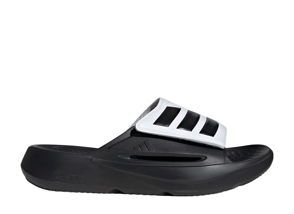 adidas Lightblaze Slides "Core Black/Cloud White"