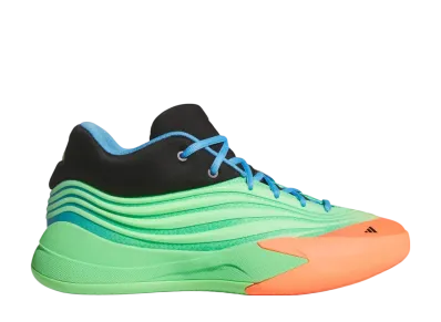 アディダス デイム10 "ライムバースト/シグナルコーラル/ブルーバースト"