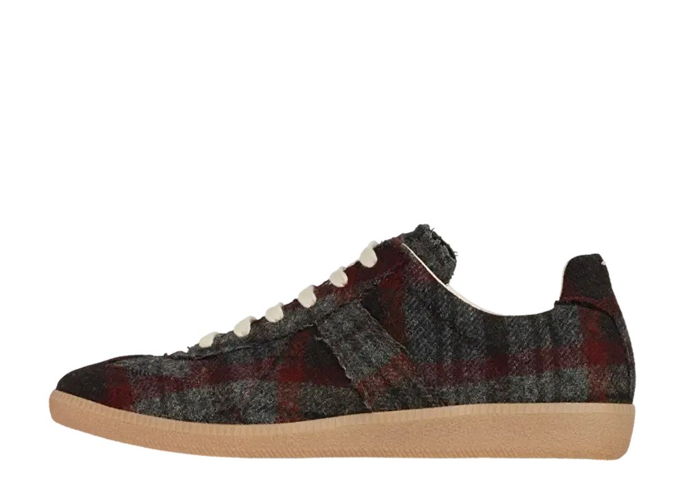 メゾンマルジェラ ウィメンズ レプリカ レチクラ スニーカー "グレー/レッド"