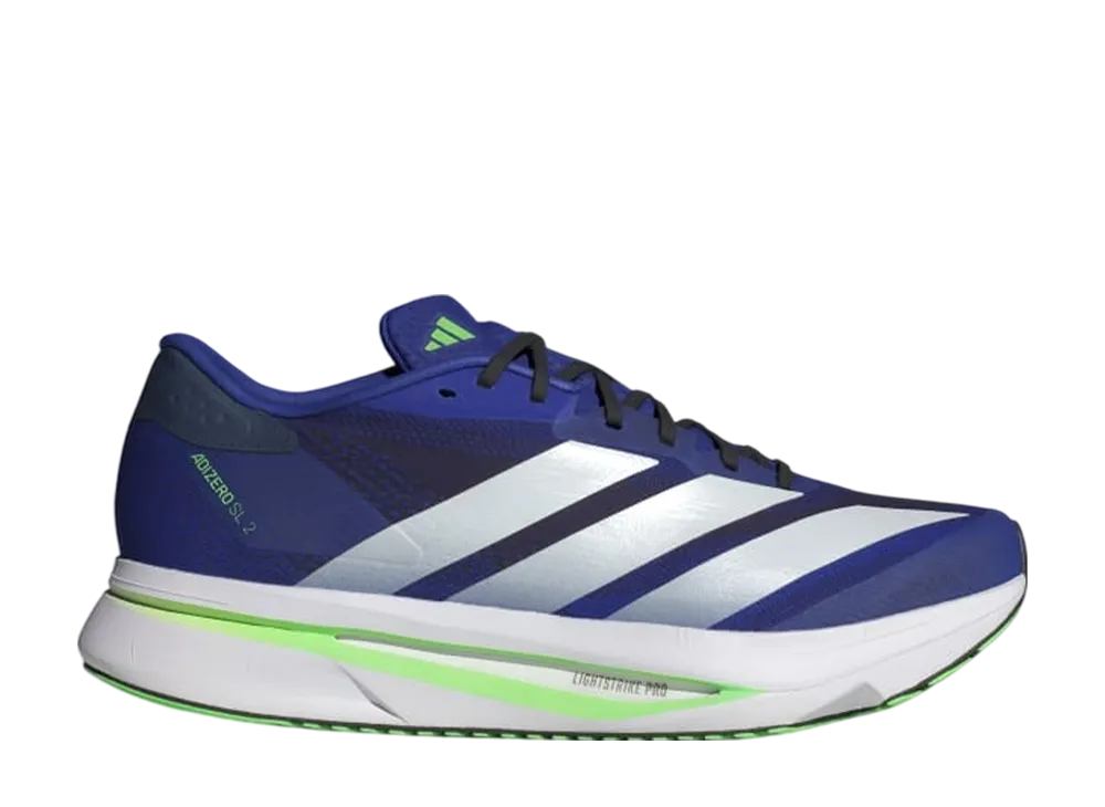 アディダス アディゼロ SL2 ランニング "ルシッドブルー/クラウドホワイト/ライムバースト"