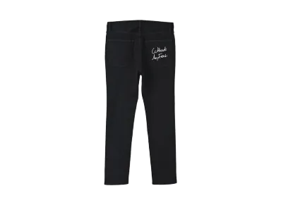 ReZARD × Masato Yamaguchi \ x Logo Embroidery Slim Denim Pants "BLACK"