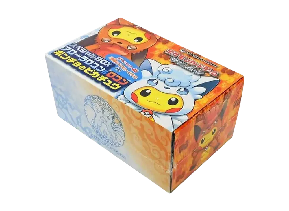 ポケモンカードゲーム サン&ムーン スペシャルBOX アローラロコン&ロコンポンチョのピカチュウ