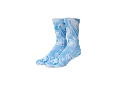 HUF Summer 25 Love In The Air Plantlife Socks "Pool Blue"