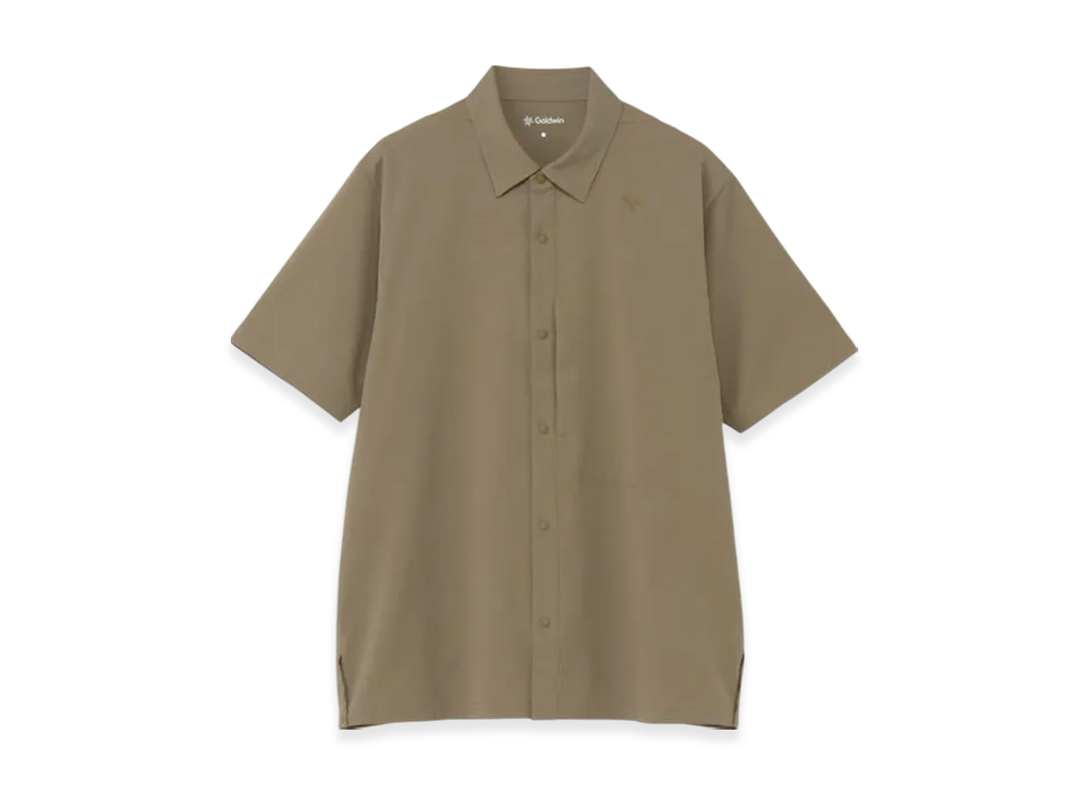 Goldwin Airflow Hike Short Sleeve Shirt (Unisex) "Dessert Taupe"