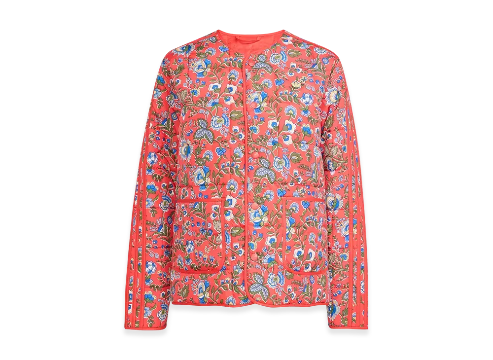 adidas x Liberty London Quilt Jacket "Semi Lucid Red/Multicolor"