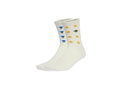 adidas x Liberty London Crew Socks 2 Pairs "Off White"