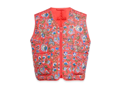 adidas x Liberty London Quilt Vest "Semi Lucid Red/Multicolor"