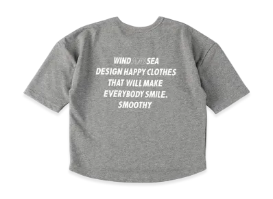 WIND AND SEA x SMOOTHY 70% Child S/S Tee "HeatherGray"