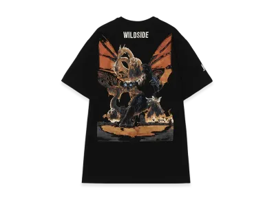 WILDSIDE Yohji Yamamoto x IZUMONSTER Poster Graphic T-Shirt "Black"
