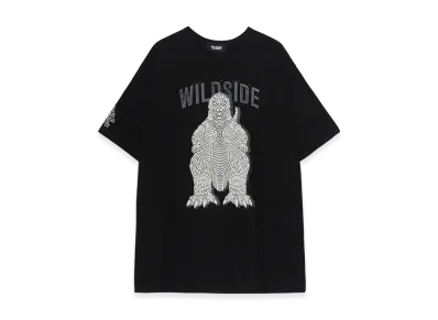 WILDSIDE Yohji Yamamoto x IZUMONSTER Oversized T-Shirt (Godzilla) "Black"