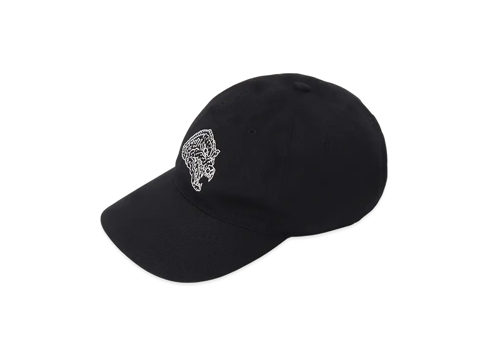 WILDSIDE Yohji Yamamoto x IZUMONSTER Embroidery Cap (Godzilla) "Black"