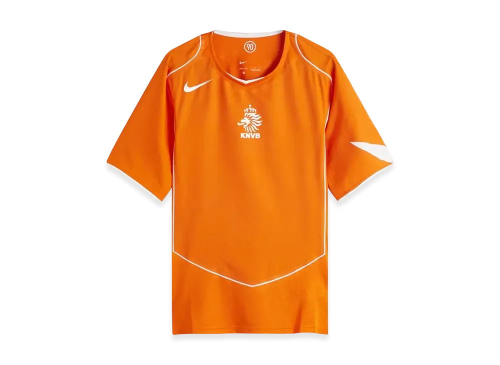 Nike Netherlands 2004 Total 90 Reissue Men's Nike Soccer Replica Uniform "Orange"