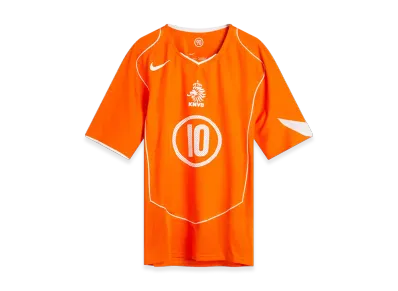 Nike Netherlands 2004 Total 90 Reissue Men's Nike Soccer Replica Uniform "Orange"