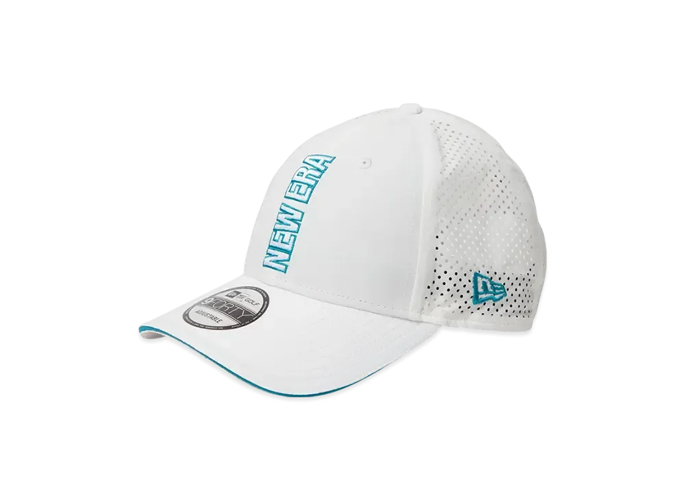 NEW ERA Golf 9Forty Vertical Logo Sheltech "White"