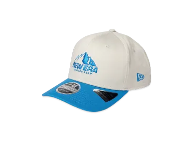 NEW ERA Outdoor 9Seventy Stretch Snap Mountain Logo Stretch Cotton "Stone/Rainstorm Blue"