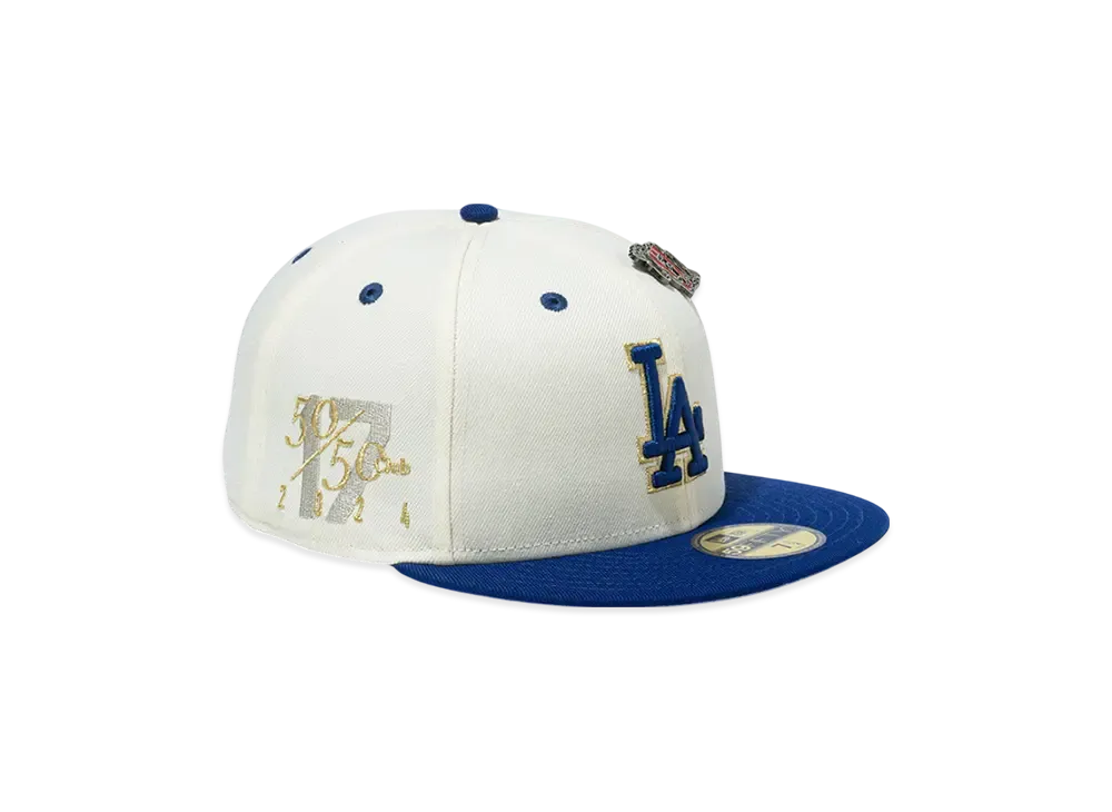 NEW ERA 59Fifty Los Angeles Dodgers 50-50 Club Pack "Chrome White"