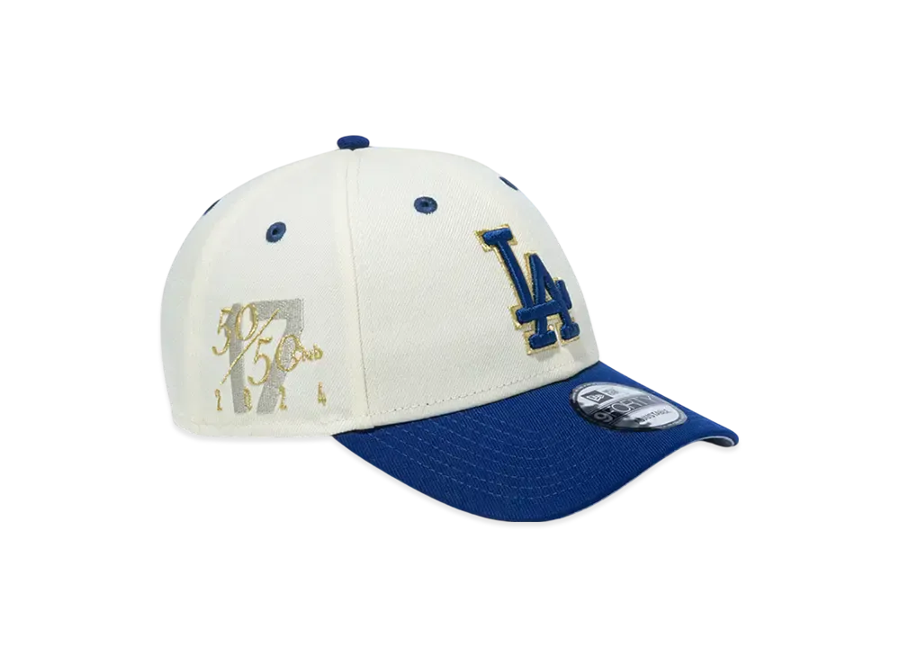 NEW ERA 9Forty Los Angeles Dodgers 50-50 Club Pack "Chrome White"