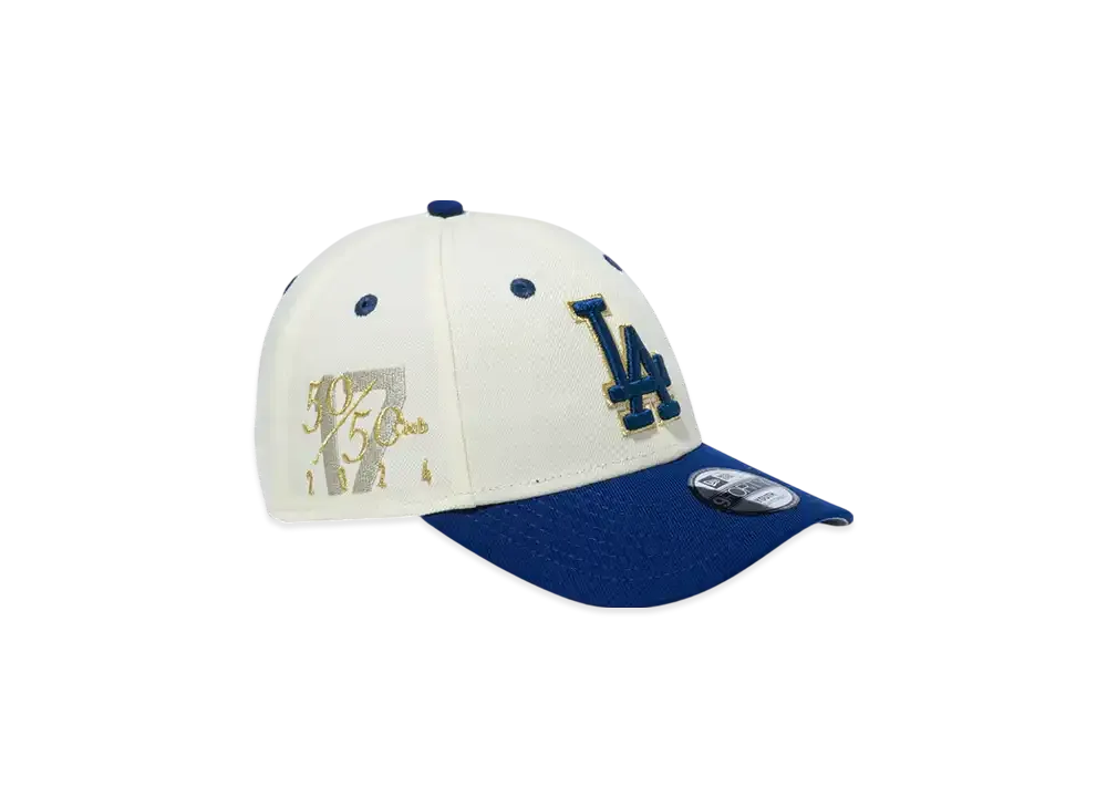 NEW ERA Kids Youth 9Forty Los Angeles Dodgers 50-50 Club Pack "Chrome White"