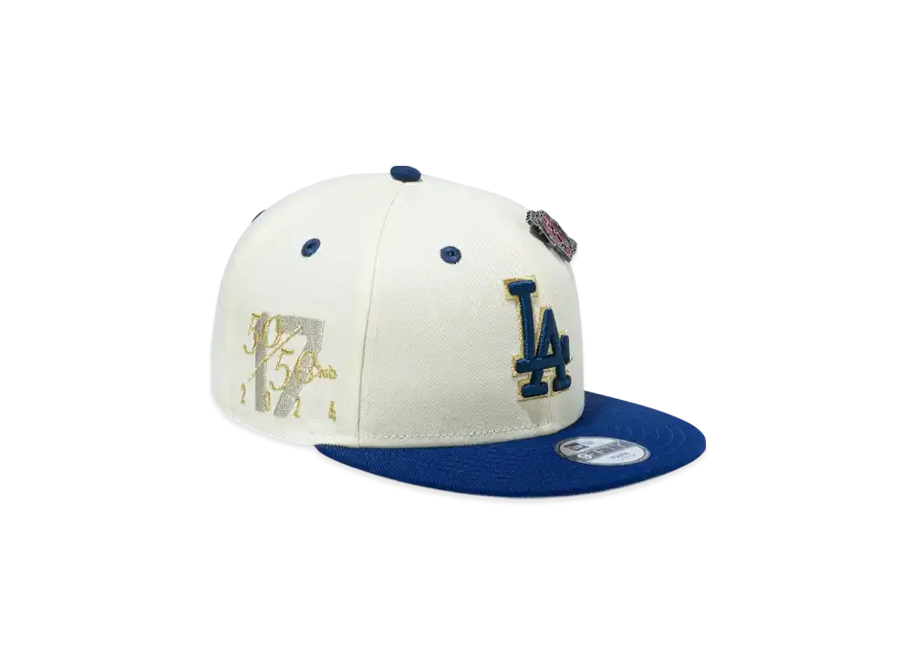 NEW ERA Kids Youth 9Fifty Los Angeles Dodgers 50-50 Club Pack "Chrome White"