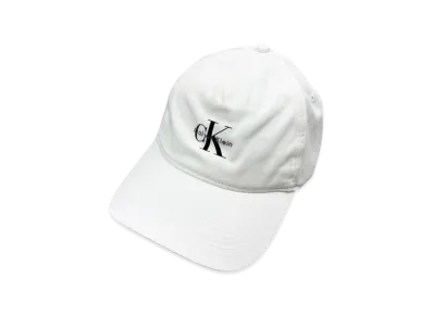 Calvin Klein Monologo Printed Baseball Cap "White"