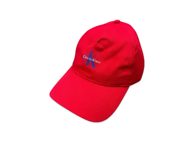 Calvin Klein Monologo Printed Baseball Cap "Red"