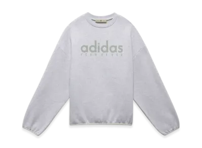 adidas x Fear of God Athletics Heather Fleece Crewneck "Light Grey Heather"
