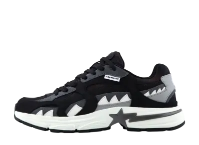 A BATHING APE Women's BAPE SHARK STA #1 "Black"