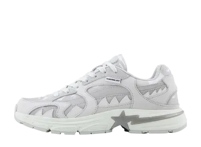 A BATHING APE Women's BAPE SHARK STA #1 "White"