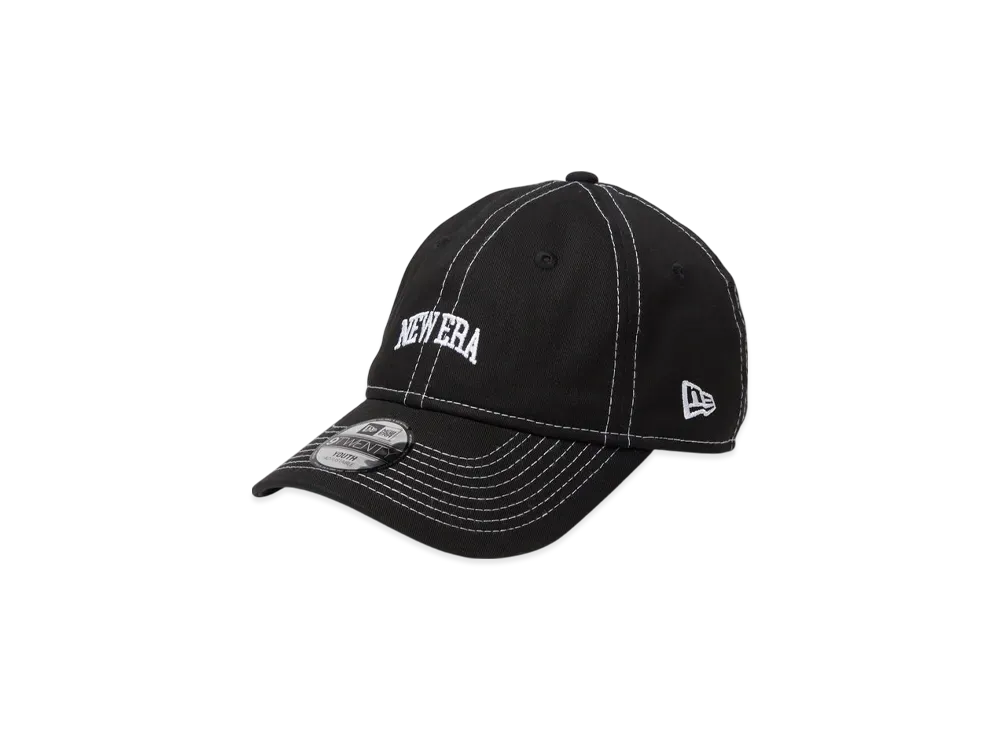 NEW ERA Kids Youth 9Twenty Stitch Accent "Black"