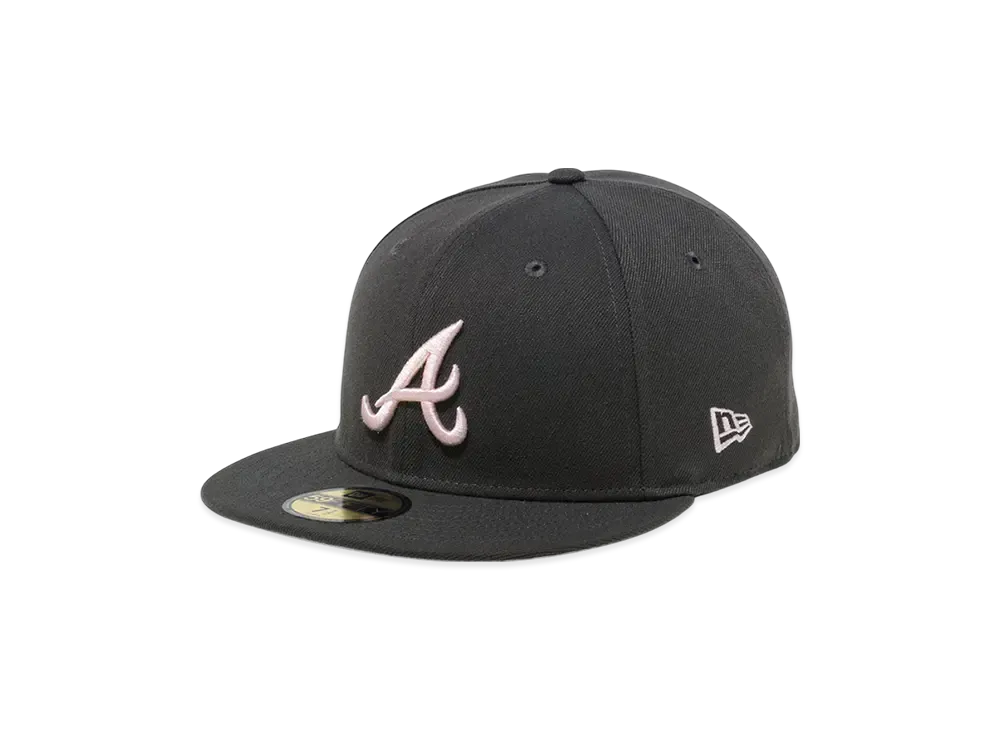 NEW ERA 59Fifty Color Variation Atlanta Braves "Dark Graphite"