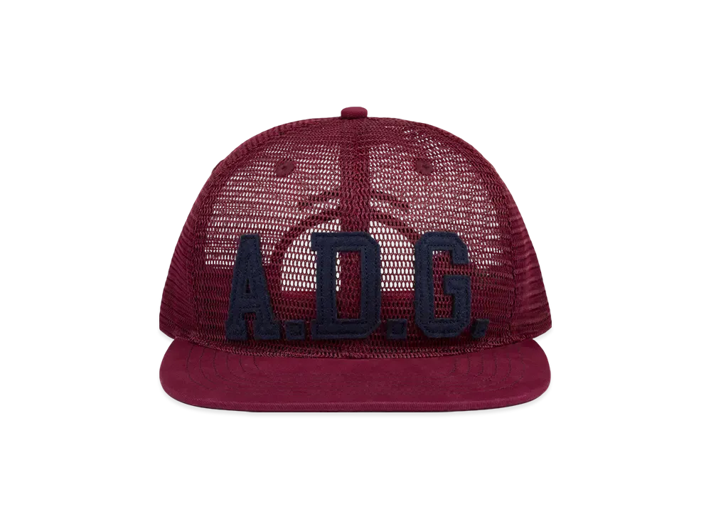 DENIM TEARS ADG Mesh Cap "Burgundy"
