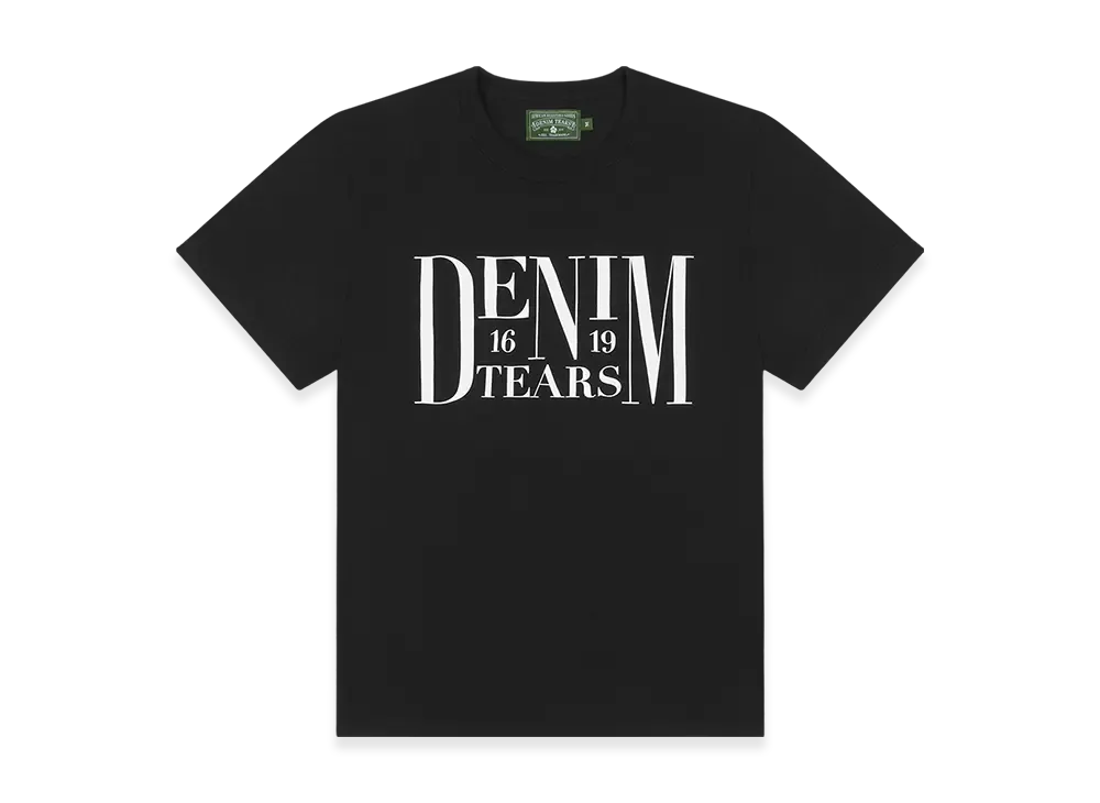 DENIM TEARS Cannes Tee "Black"