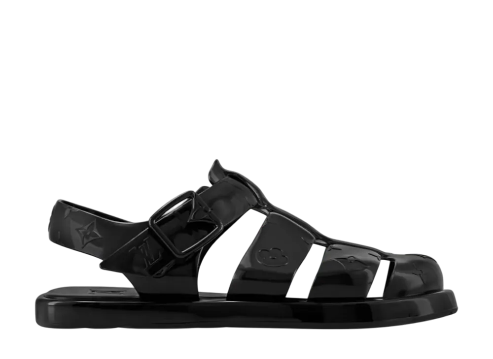 ルイヴィトン LV ヴェニス サンダル "ノワール"