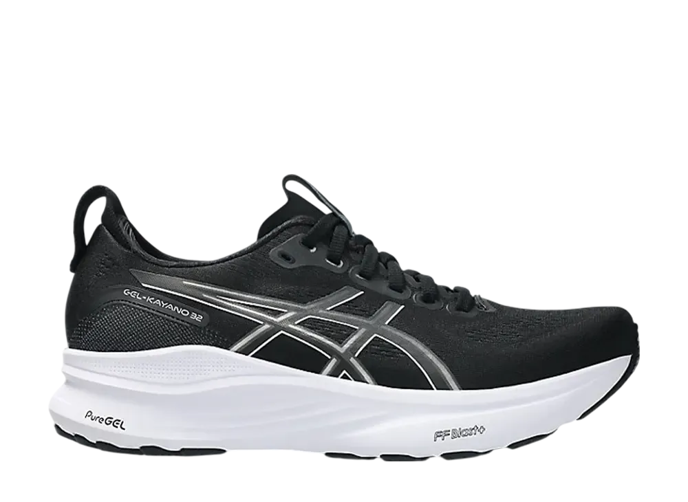 アシックス ウィメンズ ゲルカヤノ32 ワイド "ブラック/ホワイト"