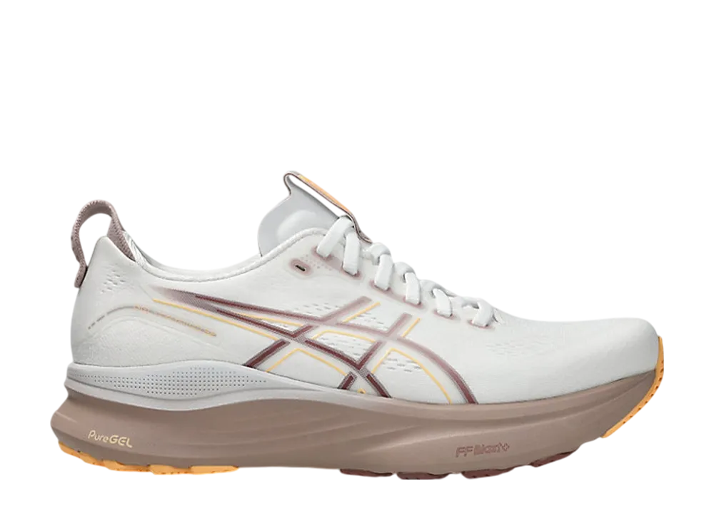 アシックス ウィメンズ ゲルカヤノ32 ワイド "ホワイト/オレンジグロー"