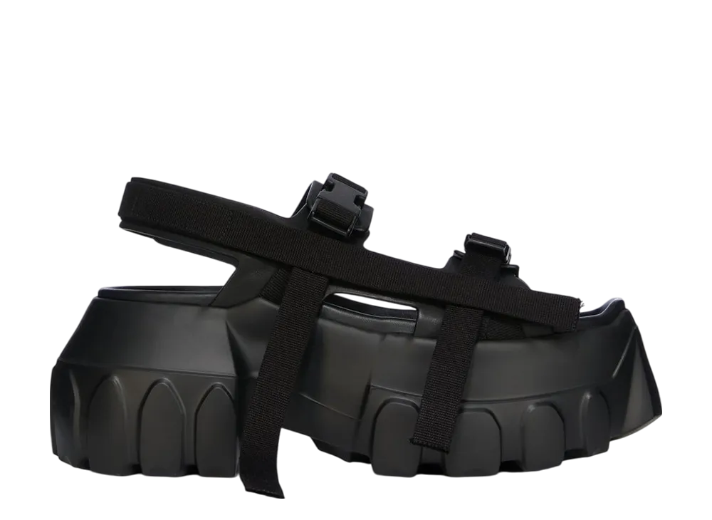 Rick Owens Women's Hollywood Mega Tractor "Black/Black"
